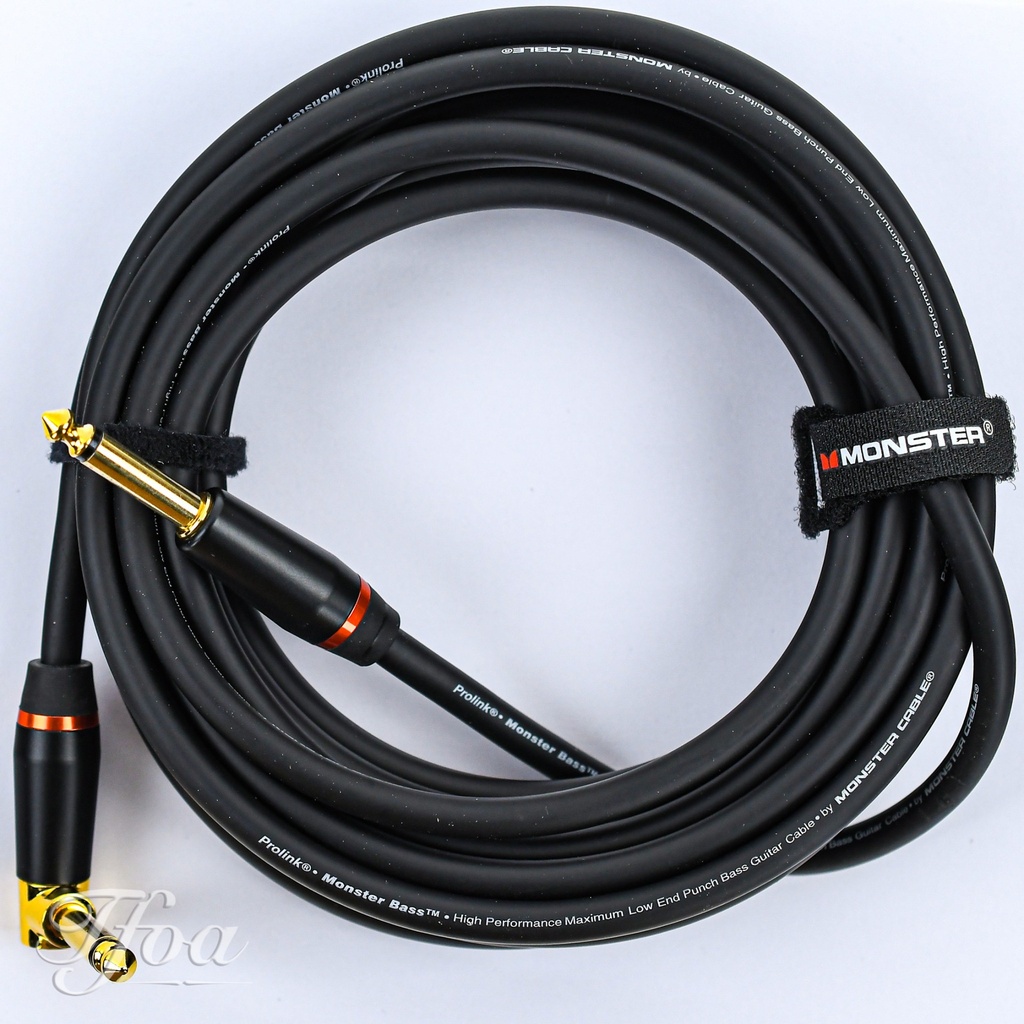 Monster Cable Bass 21 Angled-Straight 6.4m Instrument Cable Monster Cable Bass 21 Angled-Straight 6.4m Instrument Cable